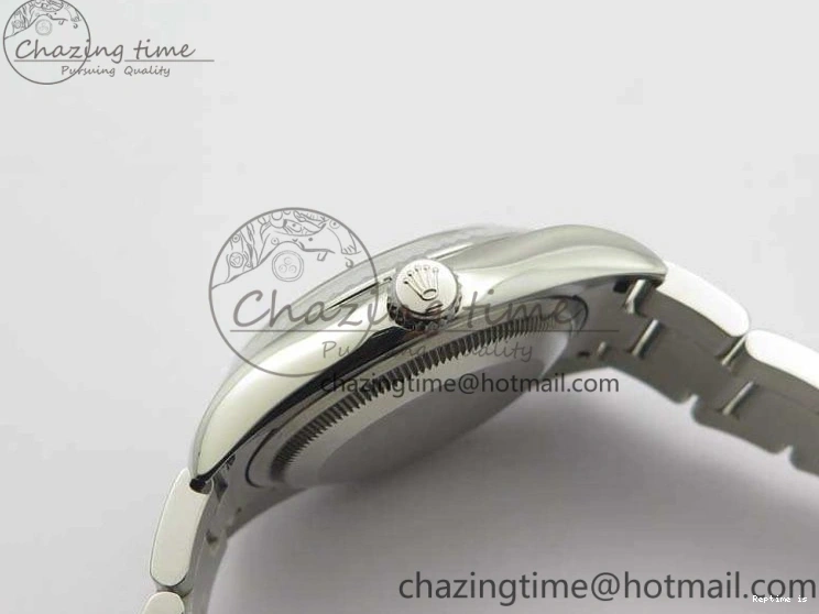 0101 Datejust 116234 36mm DJF 1:1 Best Edition Fluted Bezel Black Com Diam Dial On SS Oyster Bracelet SA Breathable 3523